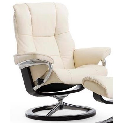 Stressless Mayfair 1059310 Small Reclining Chair with Signature Base